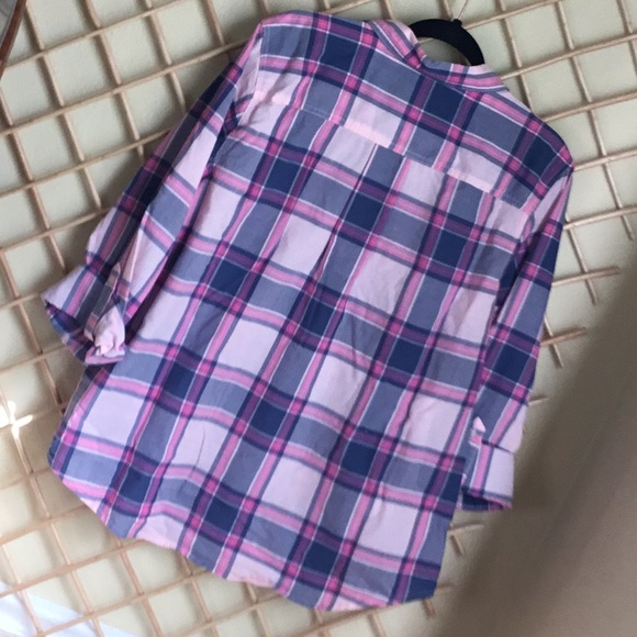 ST JOHNS BAY Size XL roll tab sleeve blouse - Picture 6 of 7